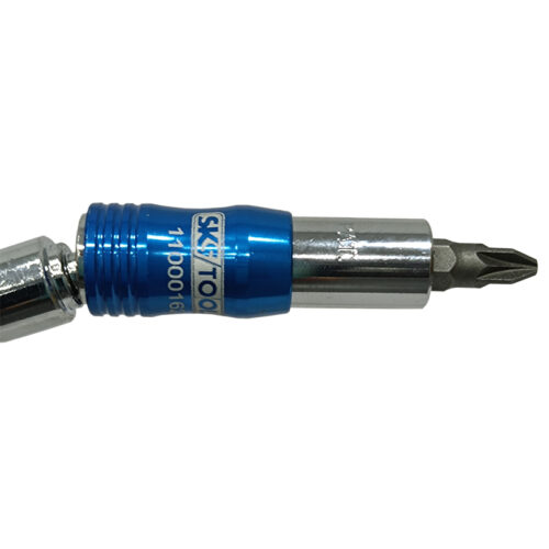 Μαγνητικός αντάπτορας για μύτες ¼ σταθερός και σπαστός με αξονάκι ¼ (μπλε χρώμα) SKS/TOOLS.