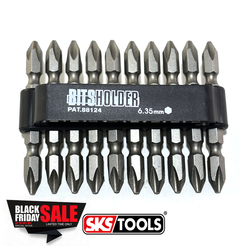 Σετ μύτες 10 τεμαχίων μήκους 65mm με κλιπ ζώνης.