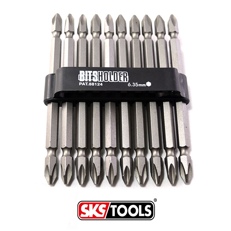 Σετ μύτες 10 τεμαχίων μήκους 110mm με κλιπ ζώνης.