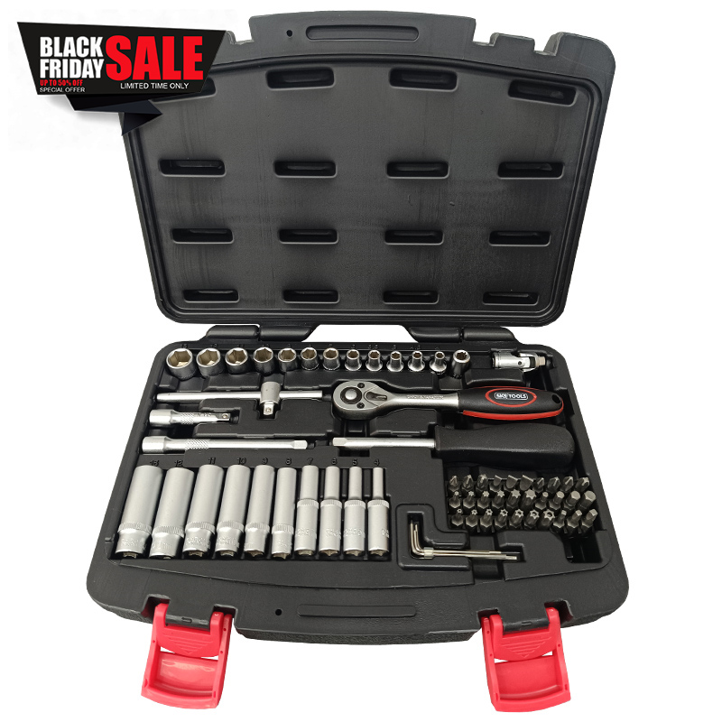 Σετ κασετίνα καρυδάκια 63 τεμαχίων ¼ της ίντσας SKS TOOLS.