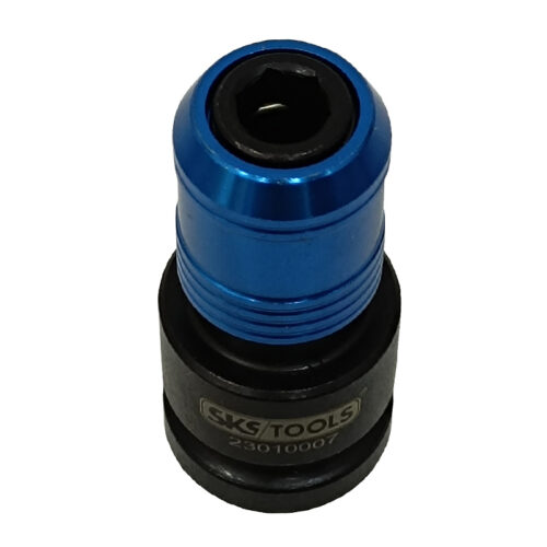 Καρυδάκι αντάπτορας μαύρος για μύτες  5/16 (8 mm) QUICK RELEASE με καρέ ½ ίντσας SKS TOOLS.