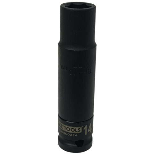 Καρυδάκι εξάγωνο ½ ίντσας μαύρο 14mm μακρύ σταθερό και σπαστό SKS/TOOLS.