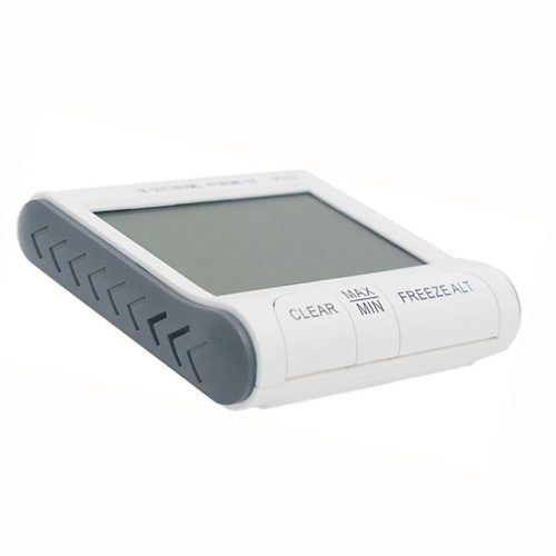 Ψηφιακό θερμόμετρο , υγρασιόμετρο και ρολόι.