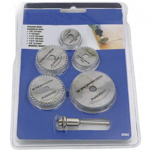 Σετ δισκάκια κοπής HSS για πολυεργαλείο 6 τεμαχίων.