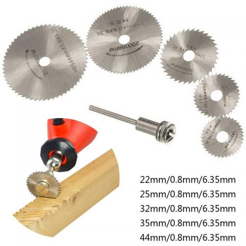 Σετ δισκάκια κοπής HSS για πολυεργαλείο 6 τεμαχίων.