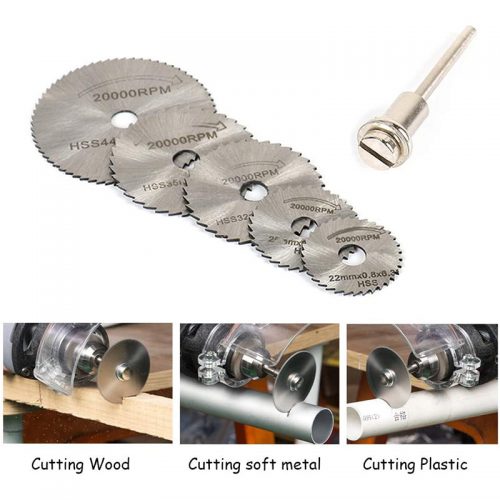 Σετ δισκάκια κοπής HSS για πολυεργαλείο 6 τεμαχίων.