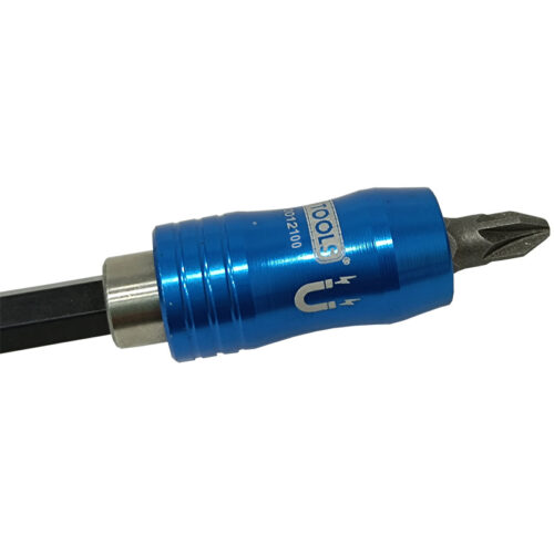 Αντάπτορας 100 mm για μύτες ¼ με πολύ ισχυρό μαγνήτη SKS/TOOLS 1100012100.