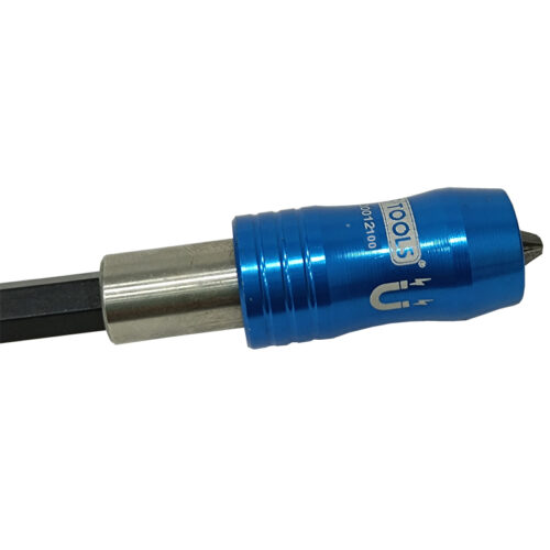 Αντάπτορας 100 mm για μύτες ¼ με πολύ ισχυρό μαγνήτη SKS/TOOLS 1100012100.