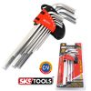 Σετ κλειδιά ALLEN μακριά μετρικά 9 τεμαχίων SKS TOOLS.
