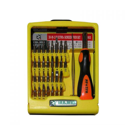 Σετ κατσαβίδι φορέας & μύτες ηλεκτρονικών 30 τεμαχίων.