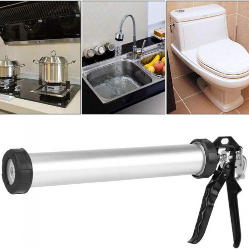 Πιστόλι αλουμινίου κλειστού τύπου σιλικόνης (σαλάμι) 15” 600ml.