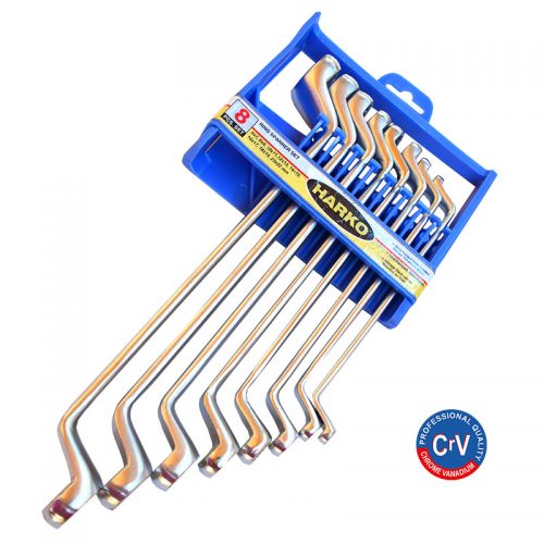 Πολύγωνα κλειδιά σετ 8 τεμαχίων Cr-V.