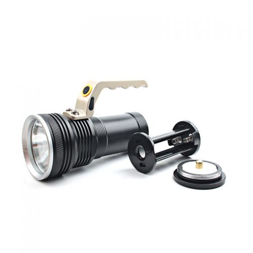 Επαναφορτιζόμενος πολυχρηστικός φορητός φακός LED T6.