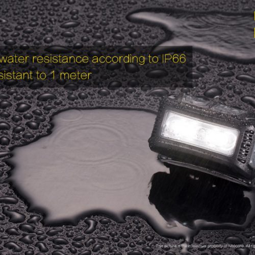 ΦΑΚΟΣ LED NITECORE HEADLAMP NU10, Black+Black Headband.