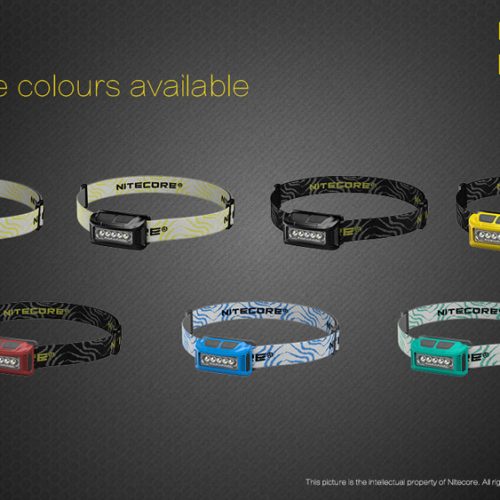 ΦΑΚΟΣ LED NITECORE HEADLAMP NU10, Black+Black Headband.