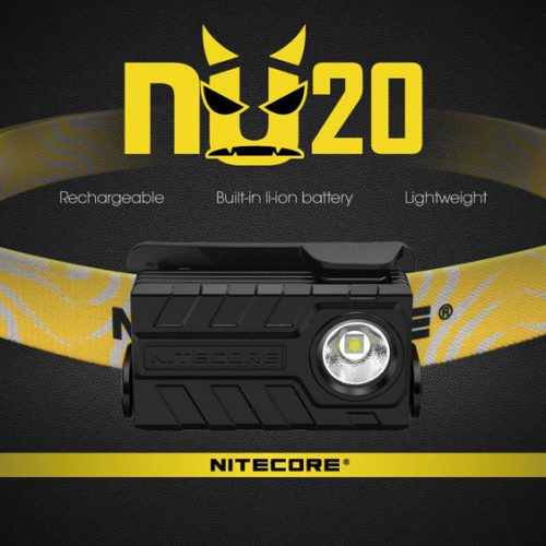 ΦΑΚΟΣ LED NITECORE HEADLAMP NU20, Yellow.