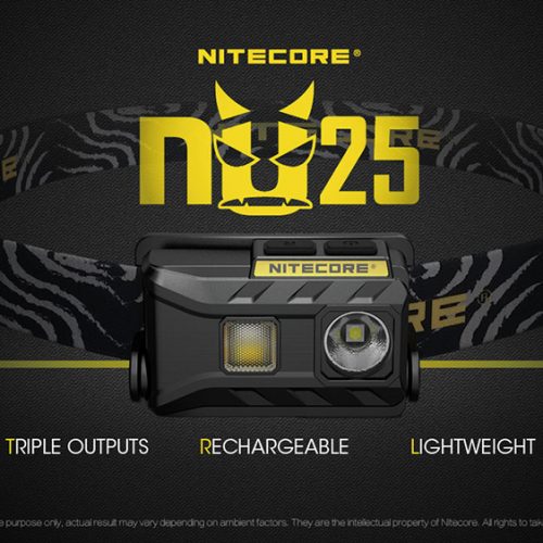ΦΑΚΟΣ LED NITECORE HEADLAMP NU25, Yellow.