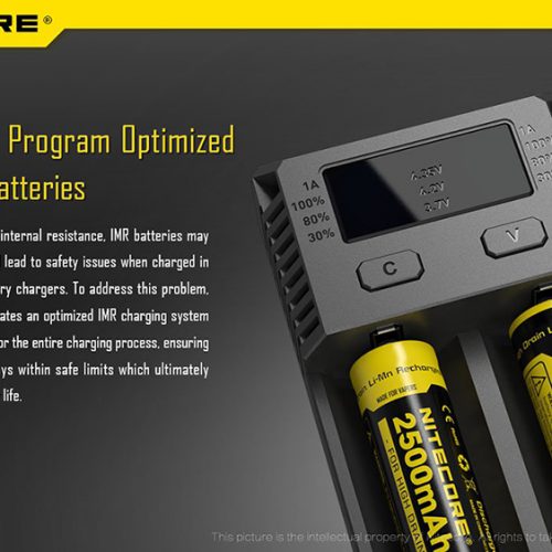 ΦΟΡΤΙΣΤΗΣ NITECORE i2EU, Δύο Θέσεων New.