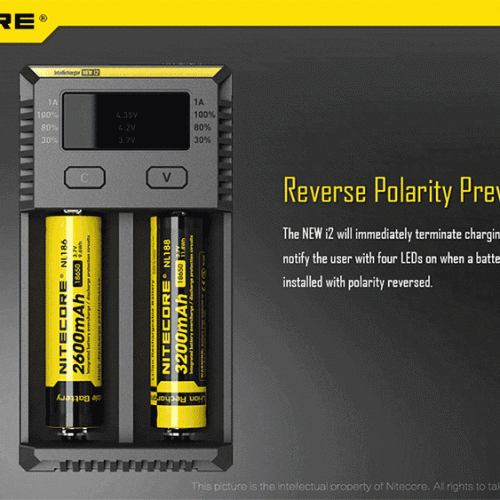 ΦΟΡΤΙΣΤΗΣ NITECORE i2EU, Δύο Θέσεων New.