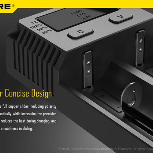 ΦΟΡΤΙΣΤΗΣ NITECORE i2EU, Δύο Θέσεων New.