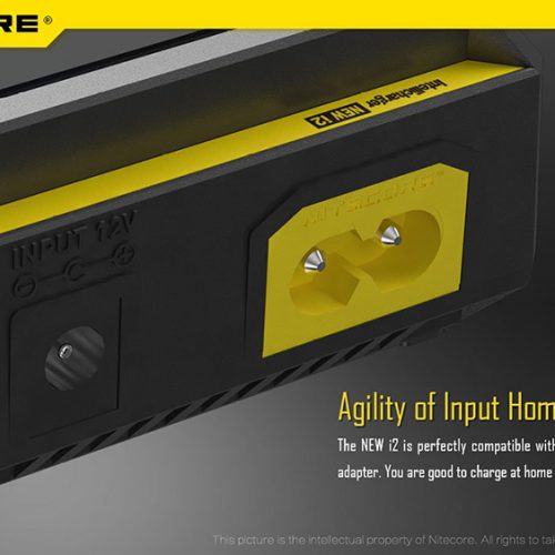 ΦΟΡΤΙΣΤΗΣ NITECORE i2EU, Δύο Θέσεων New.