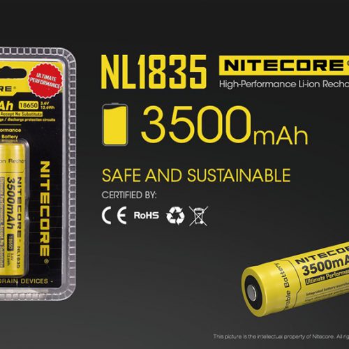 ΜΠΑΤΑΡΙΑ NITECORE 18650 / 3500mAh.