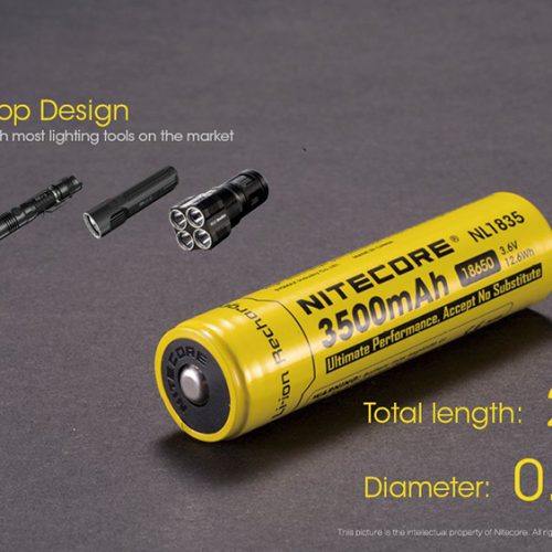 ΜΠΑΤΑΡΙΑ NITECORE 18650 / 3500mAh.