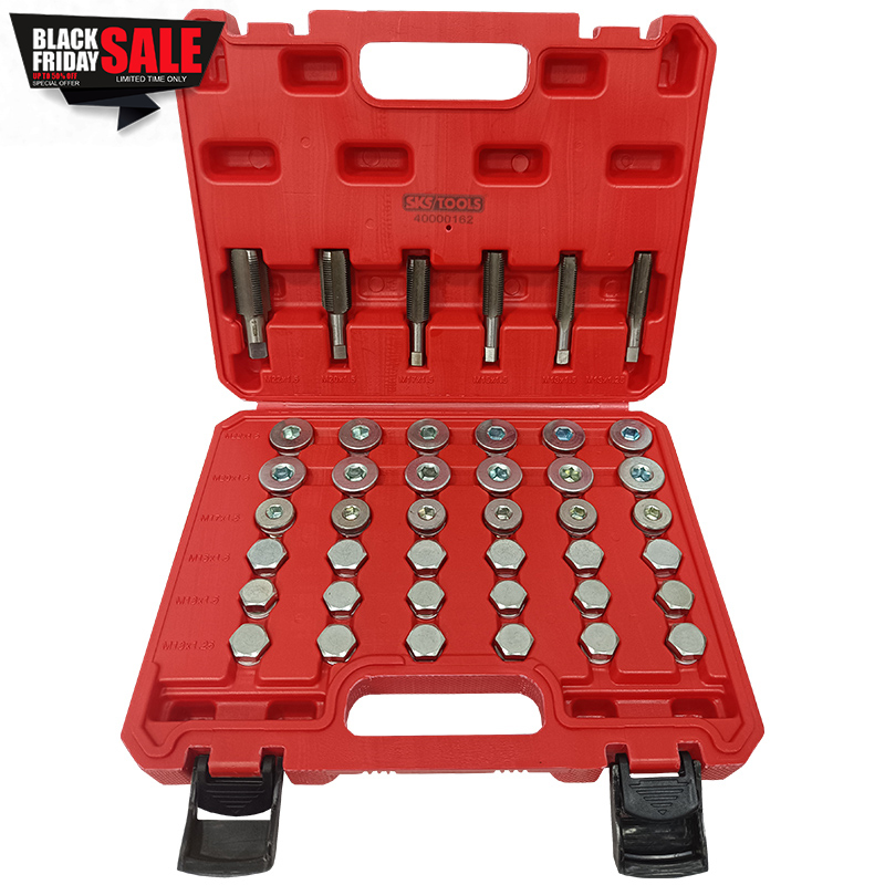 Σετ επιδιόρθωσης σπειρώματος τάπας λαδιού 114 τεμαχίων SKS TOOLS 40000162.