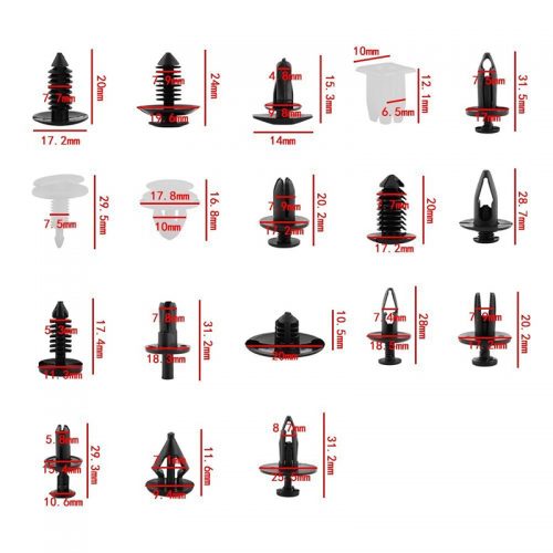 Σετ κλιπς ταπετσαρίας 415 τεμαχίων.