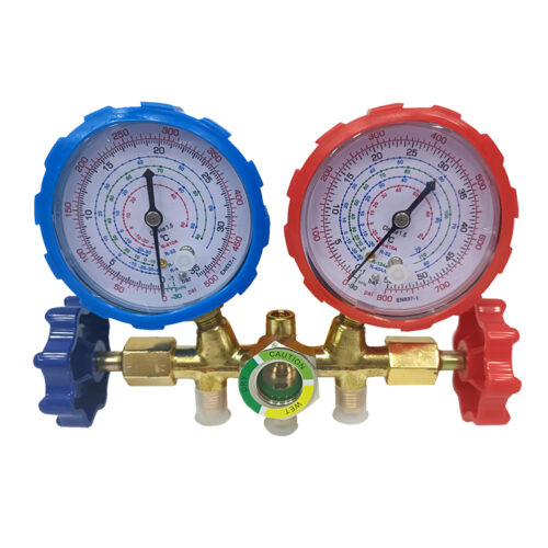 Εργαλείο ελέγχου πίεσης κλιματιστικών με μανόμετρο.