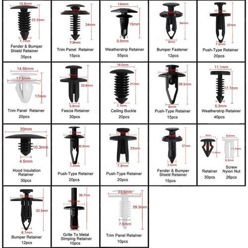 Σετ κλιπς ταπετσαρίας 435 τεμαχίων.