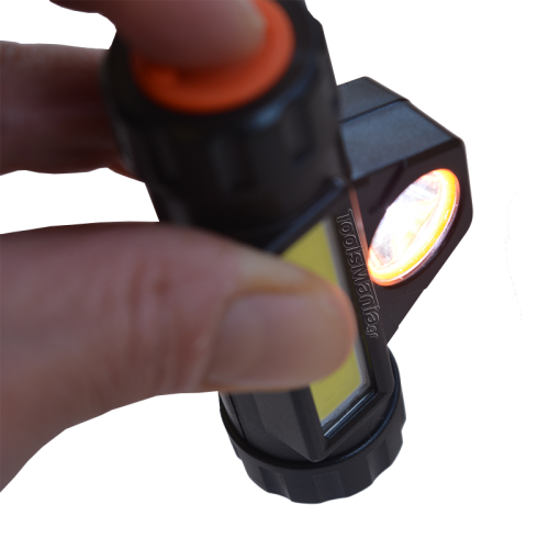 Φακός κεφαλής LED επαναφορτιζόμενος.