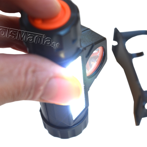 Φακός κεφαλής LED επαναφορτιζόμενος.