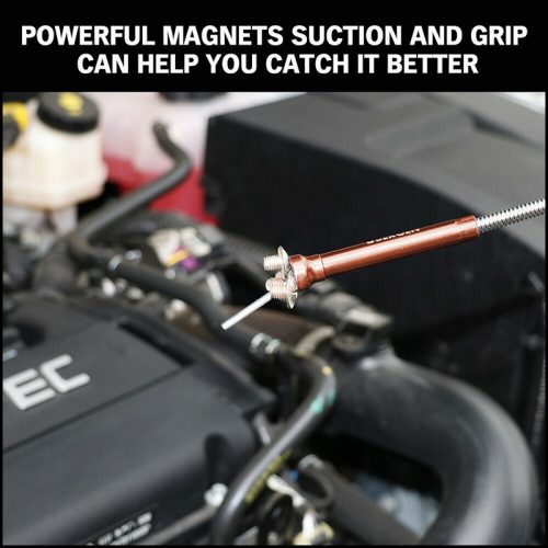 Κλέφτης με μαγνήτη & φως LED 610 mm.