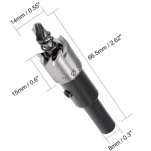 Ποτηροτρύπανο INOX 14 mm.