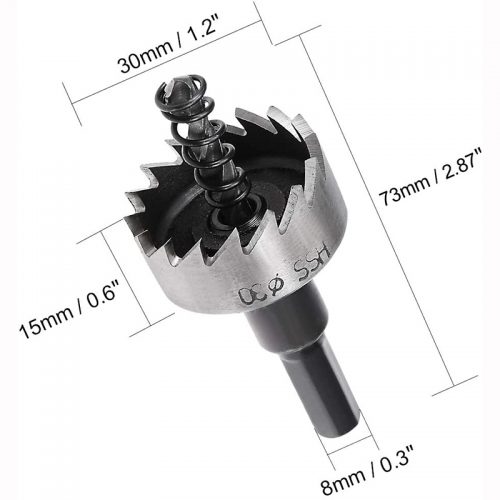 Ποτηροτρύπανο INOX 30 mm.