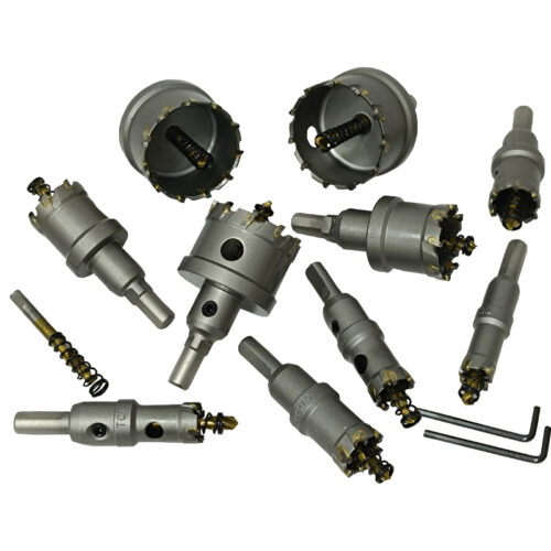 Σετ ποτηροτρύπανα INOX TCT καρβιδίου 10 τεμαχίων SKS TOOLS 13020023.