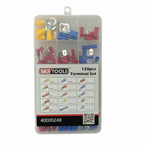 Σετ ακροδέκτες καλωδίων 120 τεμαχίων, SKS TOOLS 40000248.
