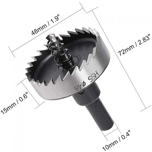 Ποτηροτρύπανο INOX 48 mm.