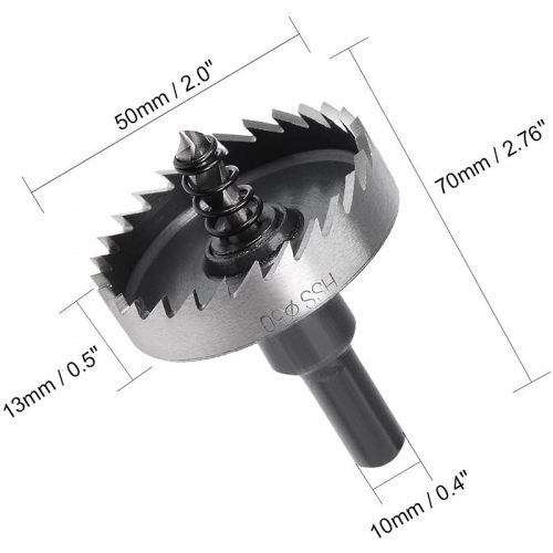 Ποτηροτρύπανο INOX 50 mm.