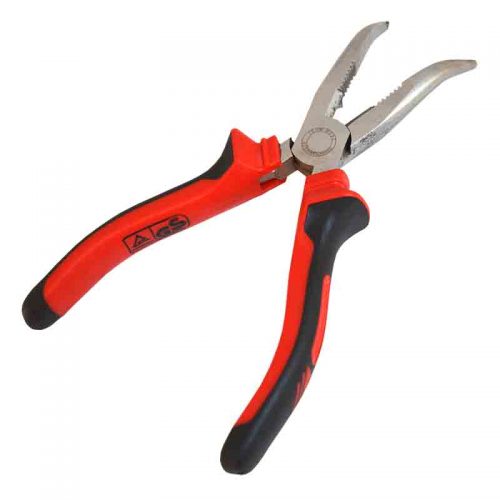 Κυρτό μυτοτσίμπιδο με δίχρωμη λαβή 8''.