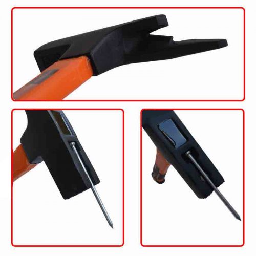 Σφυρί σκεπάδων με μαγνητική υποδοχή για καρφί.