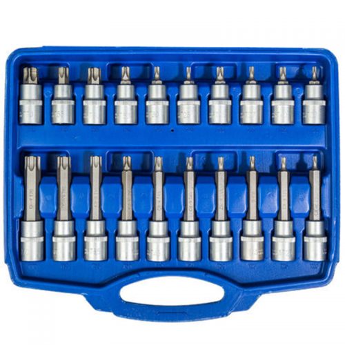 Σετ κασετίνα μύτες καρυδάκια TORX 1/2 ίντσας 32 τεμαχίων.