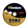TITANIUM δίσκος κοπής σιδήρου & INOX 115 Χ 1 Χ 22,2 mm 100 τεμάχια.