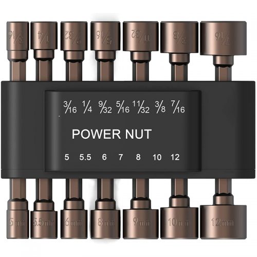 Σετ καρυδάκια αξονάκι ¼ 14 τεμαχίων.