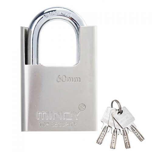 Λουκέτο ατσάλινο κλειστού λαιμού 60 mm.