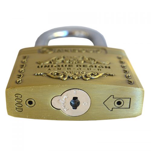 Λουκέτο ατσάλινο βαρέως τύπου με κλειδί ασφαλείας 70 mm.