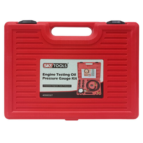 Σετ Μετρητή Πίεσης Λαδιού Κινητήρα Αυτοκινήτου 0-140PSI SKS TOOLS 40000307.