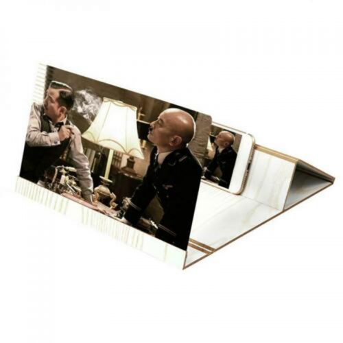 Μεγεθυντής οθόνης κινητού τηλεφώνου λευκό.