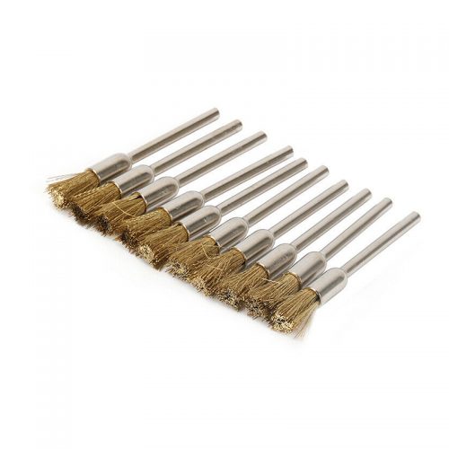 Συρματόβουρτσες πολυεργαλείου ορειχάλκινες 8 mm σετ 10 τεμαχίων.